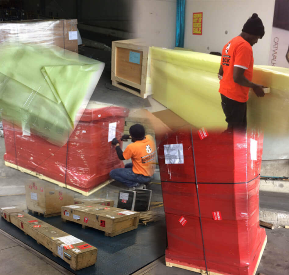 Emballage et mise en caisse